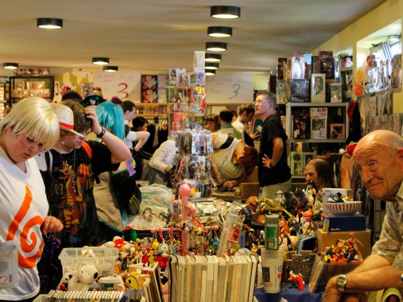 Verkaufsstände auf der AnimagiC.
