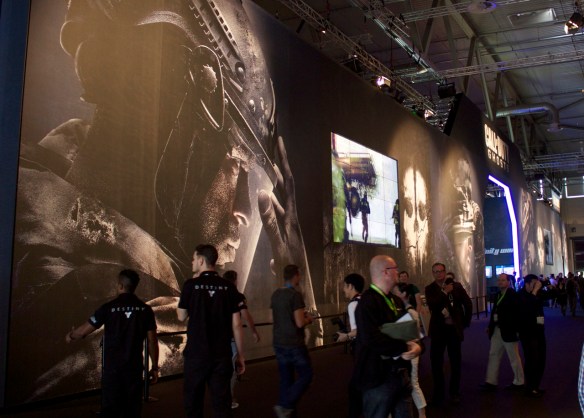 Für das neue Call of Duty wurde wieder ein riesiger Messestand gebaut!