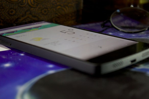 GoogleNow auf einem Nexus 5.