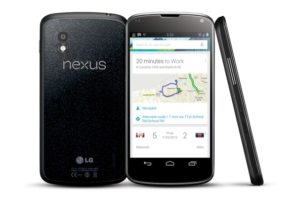 Mit dem Nexus 4 stellte Google Android 4.1 Jelly Bean vor. Quelle: Google.