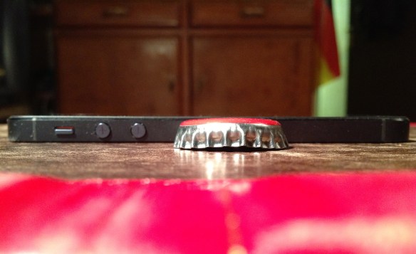 iPhone 5 vs. Kronkorken