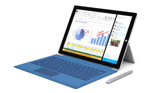 Mit Tastatur und Stift, Trackpad und Finger ist das Surface Pro 3 vielfältig zu bedienen.