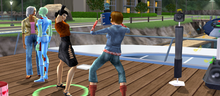 Auch Parties lassen sich in Die Sims 2 feiern. Quelle und Rechte: EA