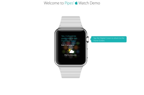 AppleWatch Demo Wetter