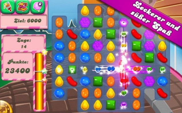 Das Free-to-play Game Candy Crush Saga. Casual, einfach, schnell.