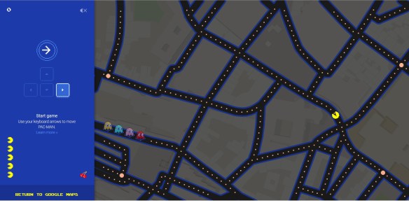 Pac Man Google